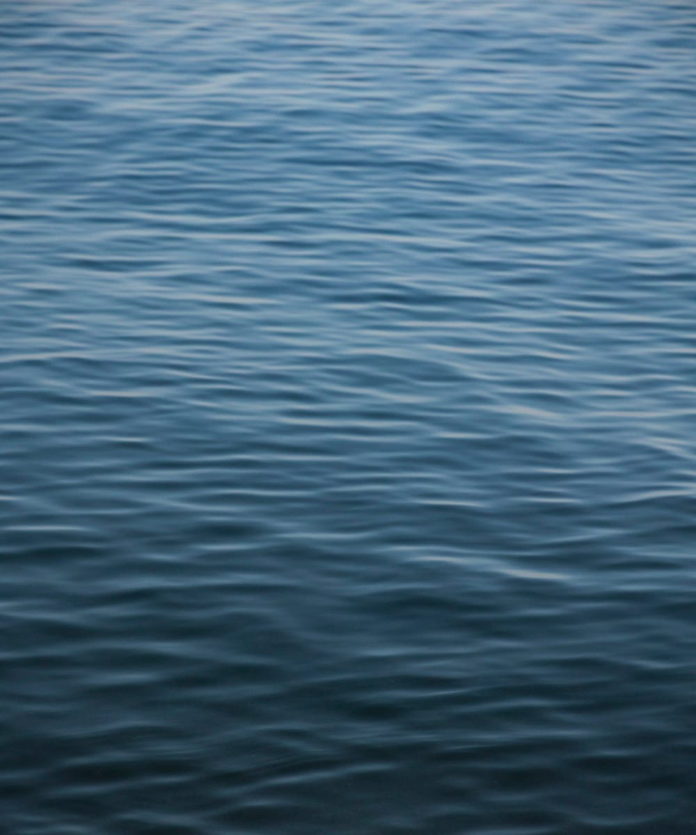 Calm rippled water